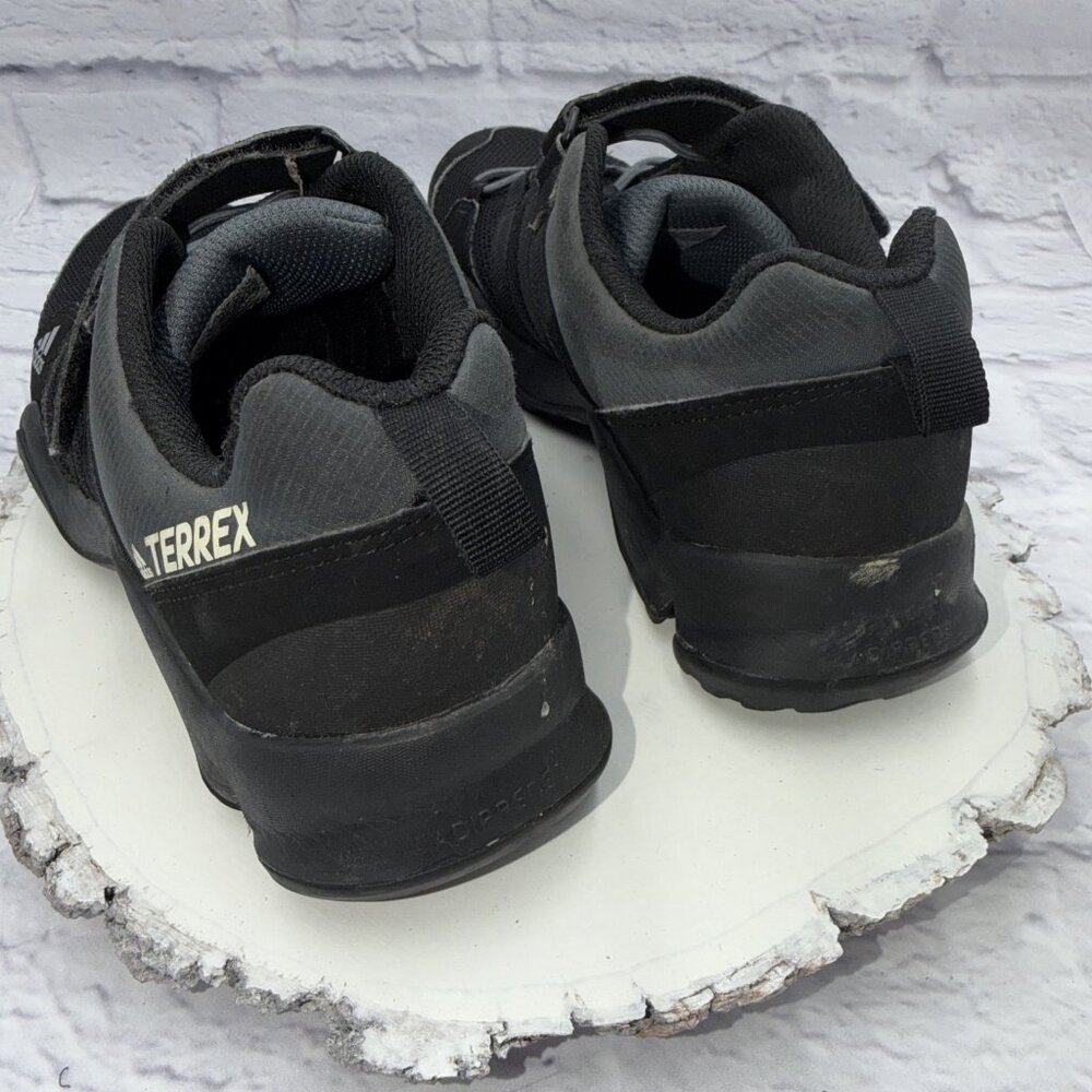 Adidas Terrex AX2R CF K Boys Size 5 Hiking Shoes (BB1930) Black / Gray - Picture 6 of 10